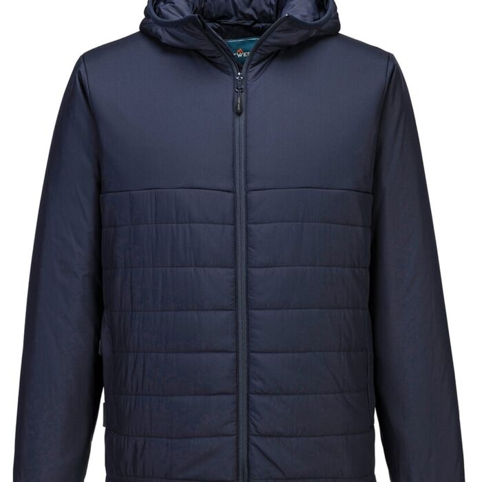 Professional hooded insulated baffle jacket (S608) Thumbnail